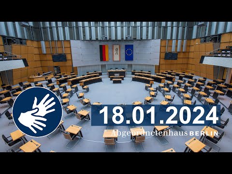 Plenarsitzung 18.01.2024